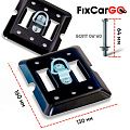 Пластина такелажная с петлей, 0,5 т.